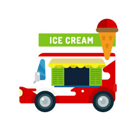 Eiswagen Illustration